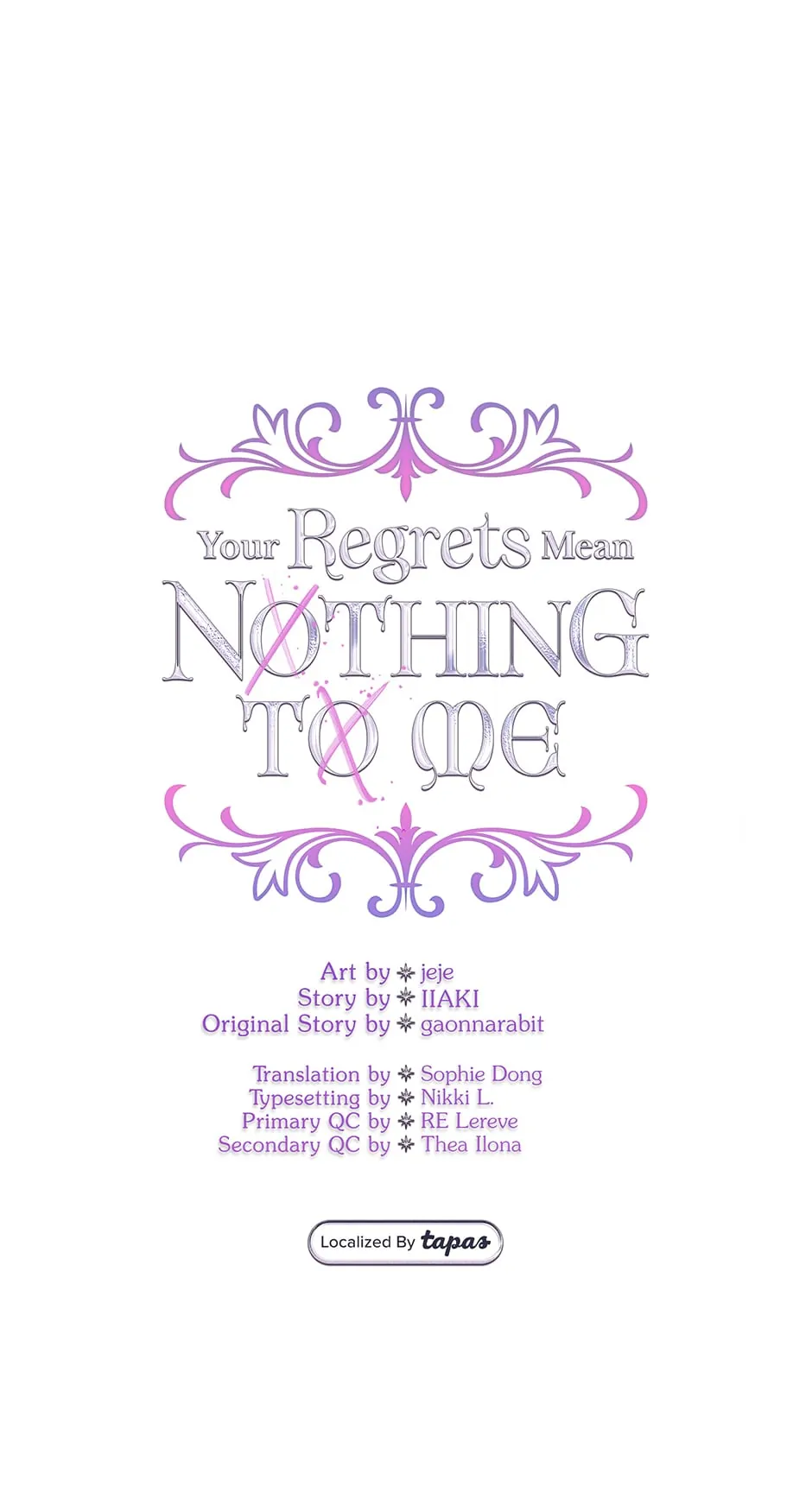 I Won't Accept Your Regrets Chapter 104 13